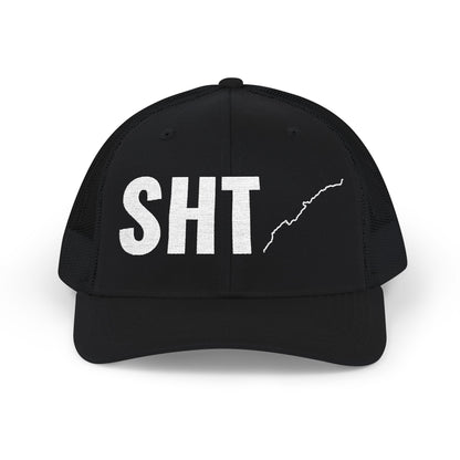 Adventure Snapback Cap - Superior Hiking Trail Map Embroidered Trucker Hat