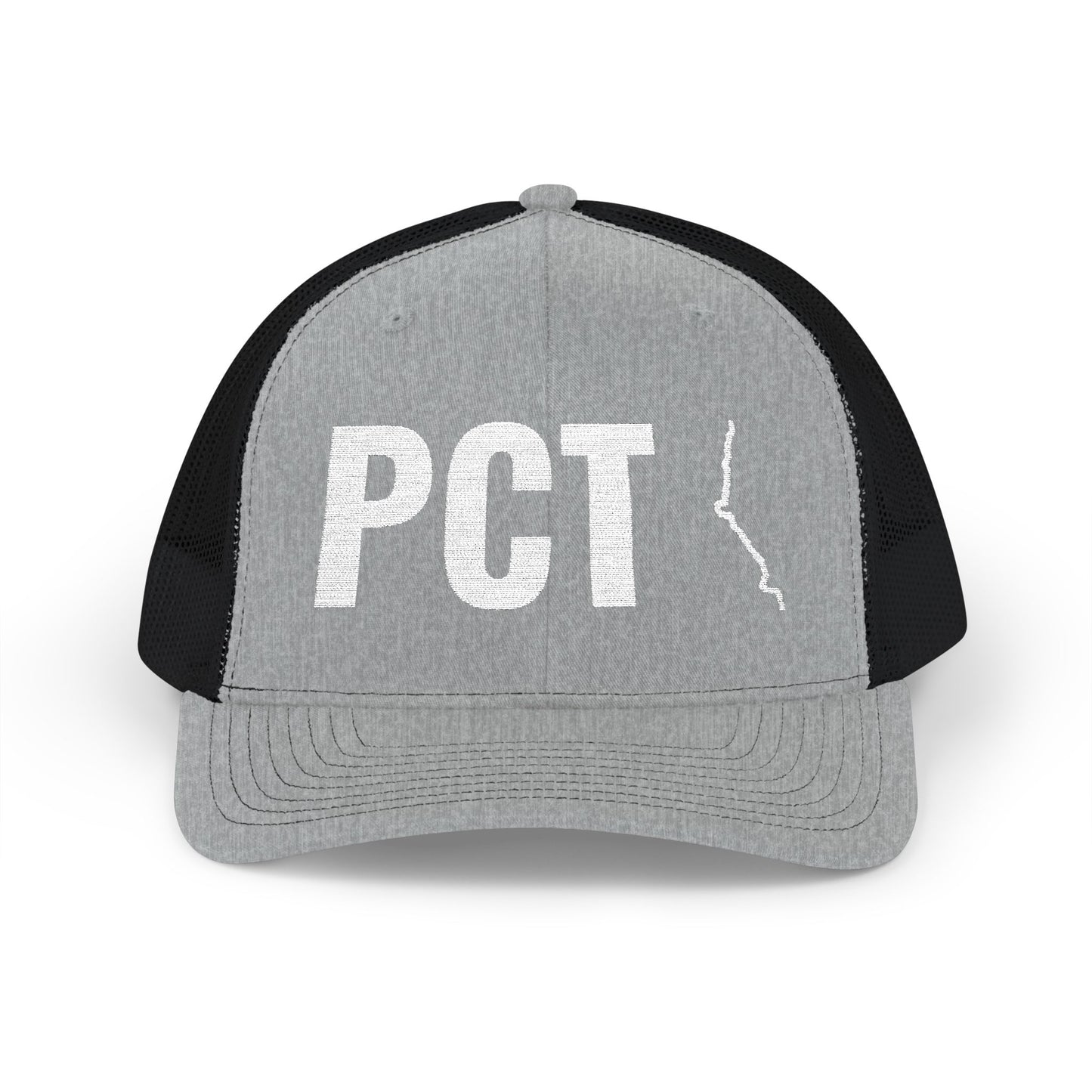 Adventure Snapback Cap - Pacific Coast Trail Map Embroidered Trucker Hat