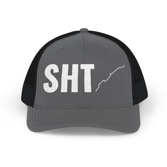 Adventure Snapback Cap - Superior Hiking Trail Map Embroidered Trucker Hat