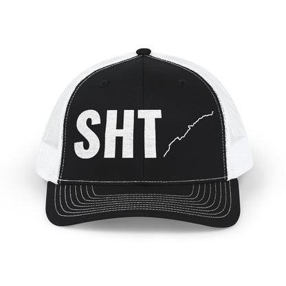 Adventure Snapback Cap - Superior Hiking Trail Map Embroidered Trucker Hat