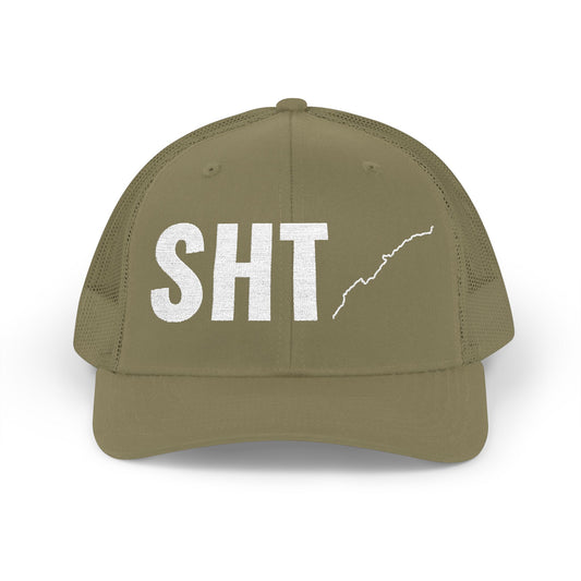 Adventure Snapback Cap - Superior Hiking Trail Map Embroidered Trucker Hat